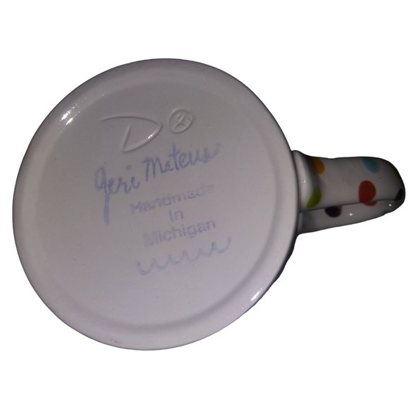 Geri Mateus "There's a good chance there's wine in here" White Coffee/Tea Mug - Picture 4 of 4